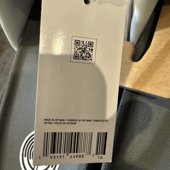 Men's Nike Offcourt Slide Dark Grey/Black-White (BQ4639 001) Size 12 - Picture 9 of 9